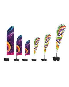 Double Sided Feather Flags Range