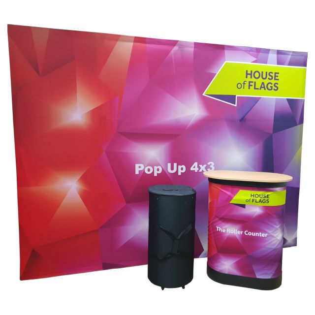 Fabric Pop Up Display Stands