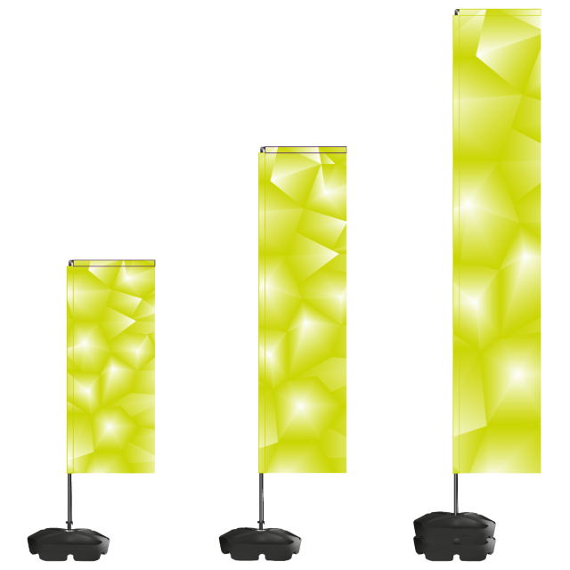 Eco Portrait Feather Flags