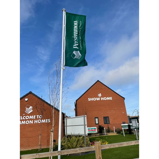 Persimmon Aluminium Flagpoles