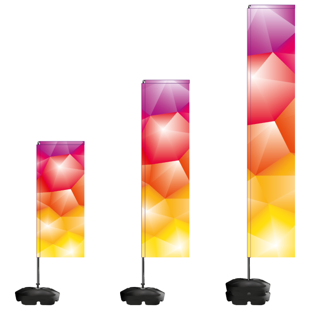 Africa Month Portrait Feather Flag