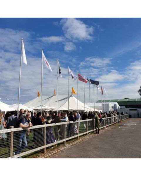 ECO Knitted Polyester Custom Flags