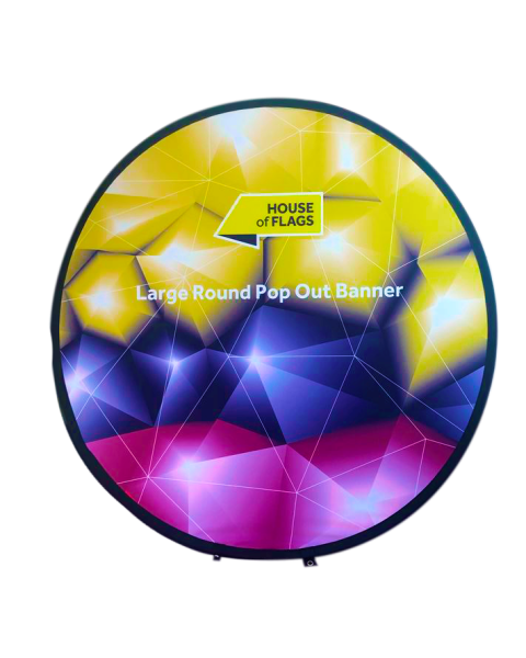 Alfa Romeo Round Outdoor Pop Out Banner