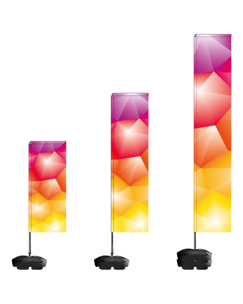 Africa Month Portrait Feather Flag