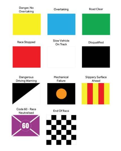 Race Marshall Flags