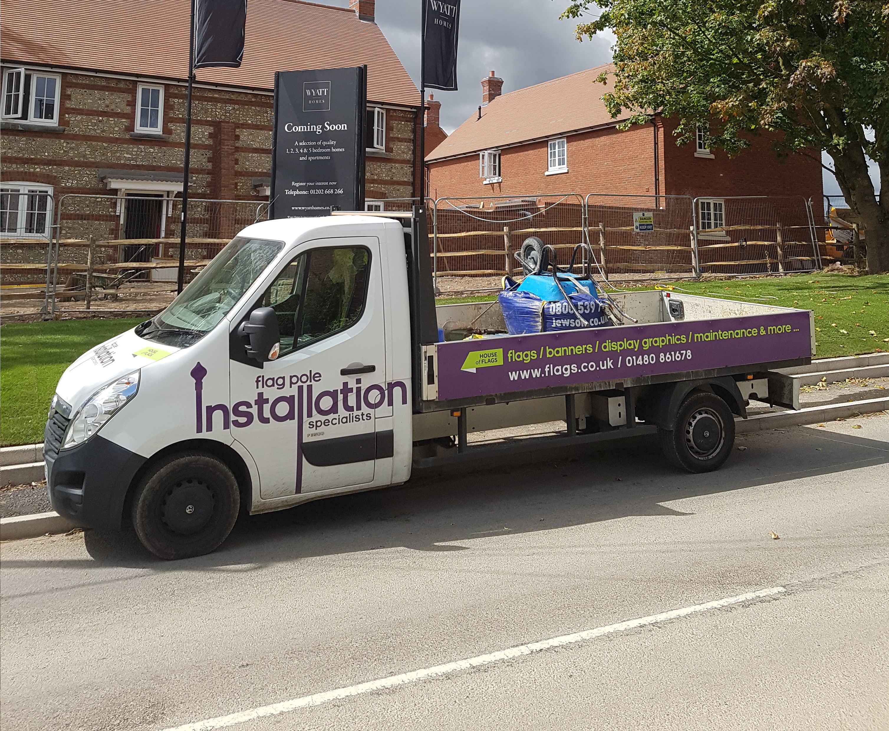 flagpole installation