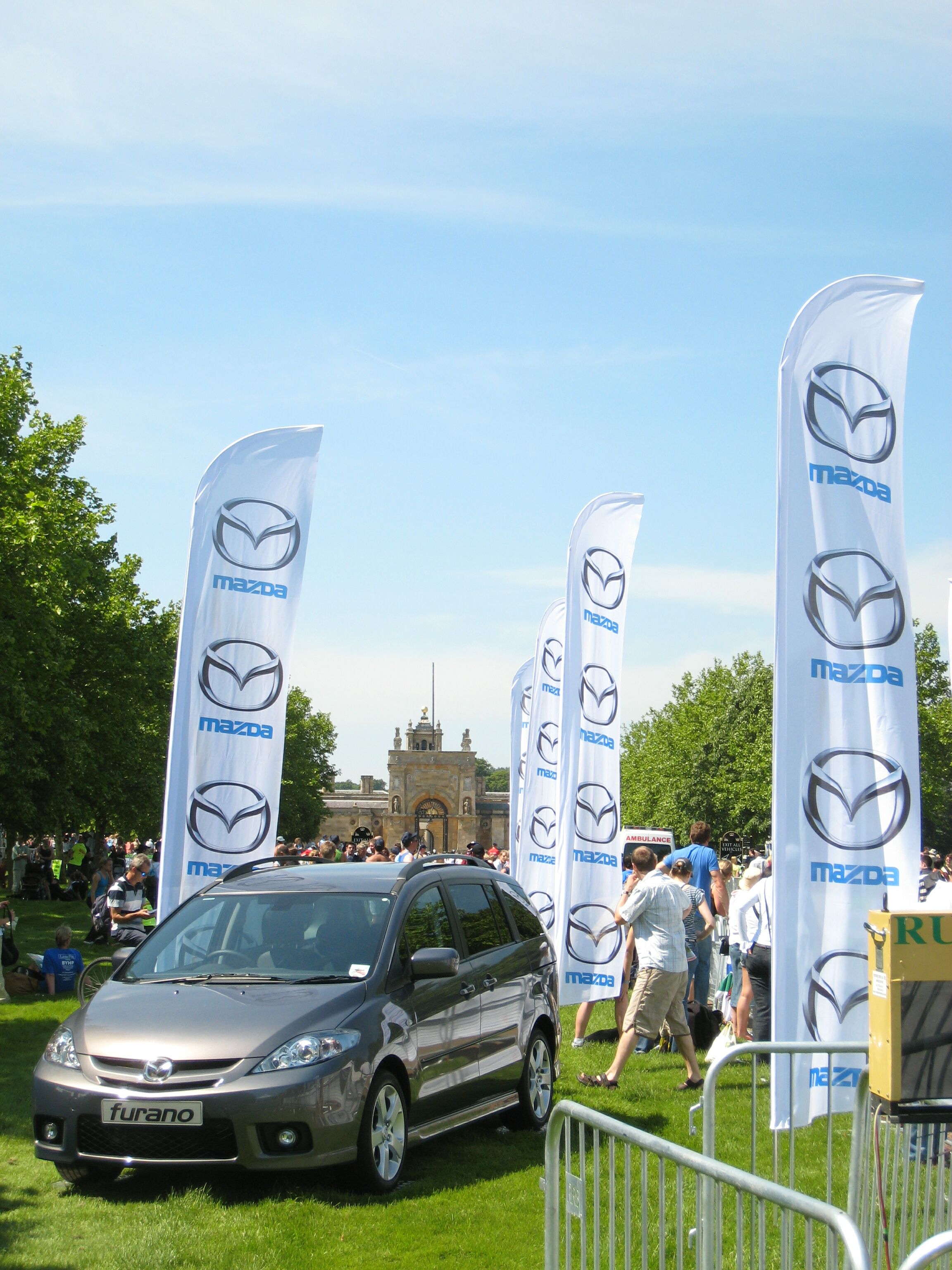 forecourt flagpoles and flags