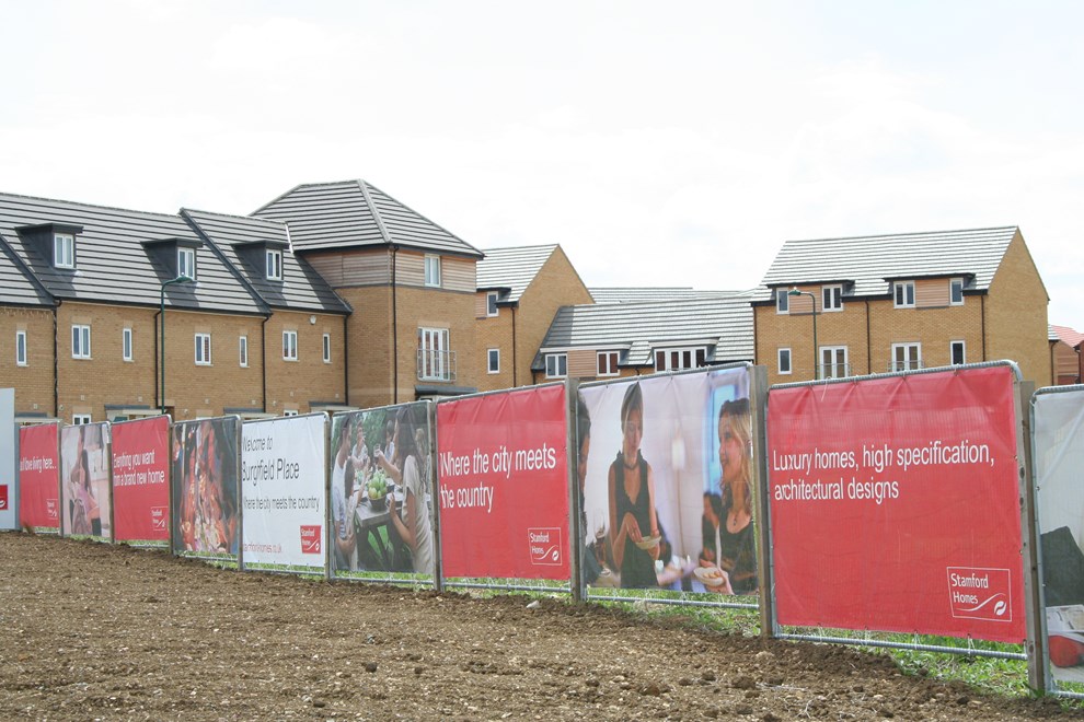 construction site heras fence scrim