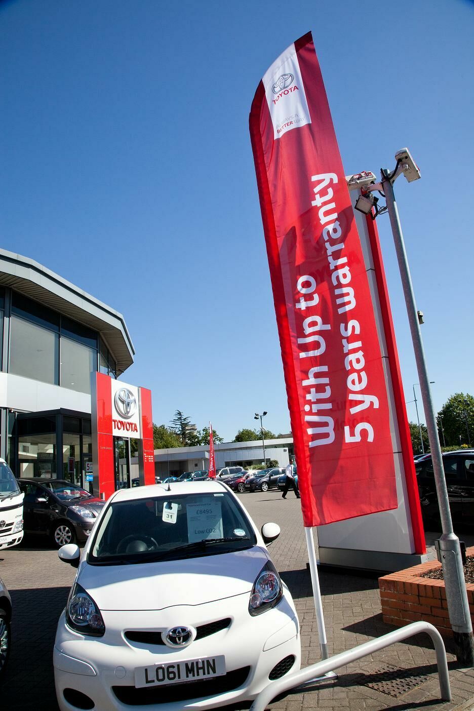 forecourt flagpoles and flags