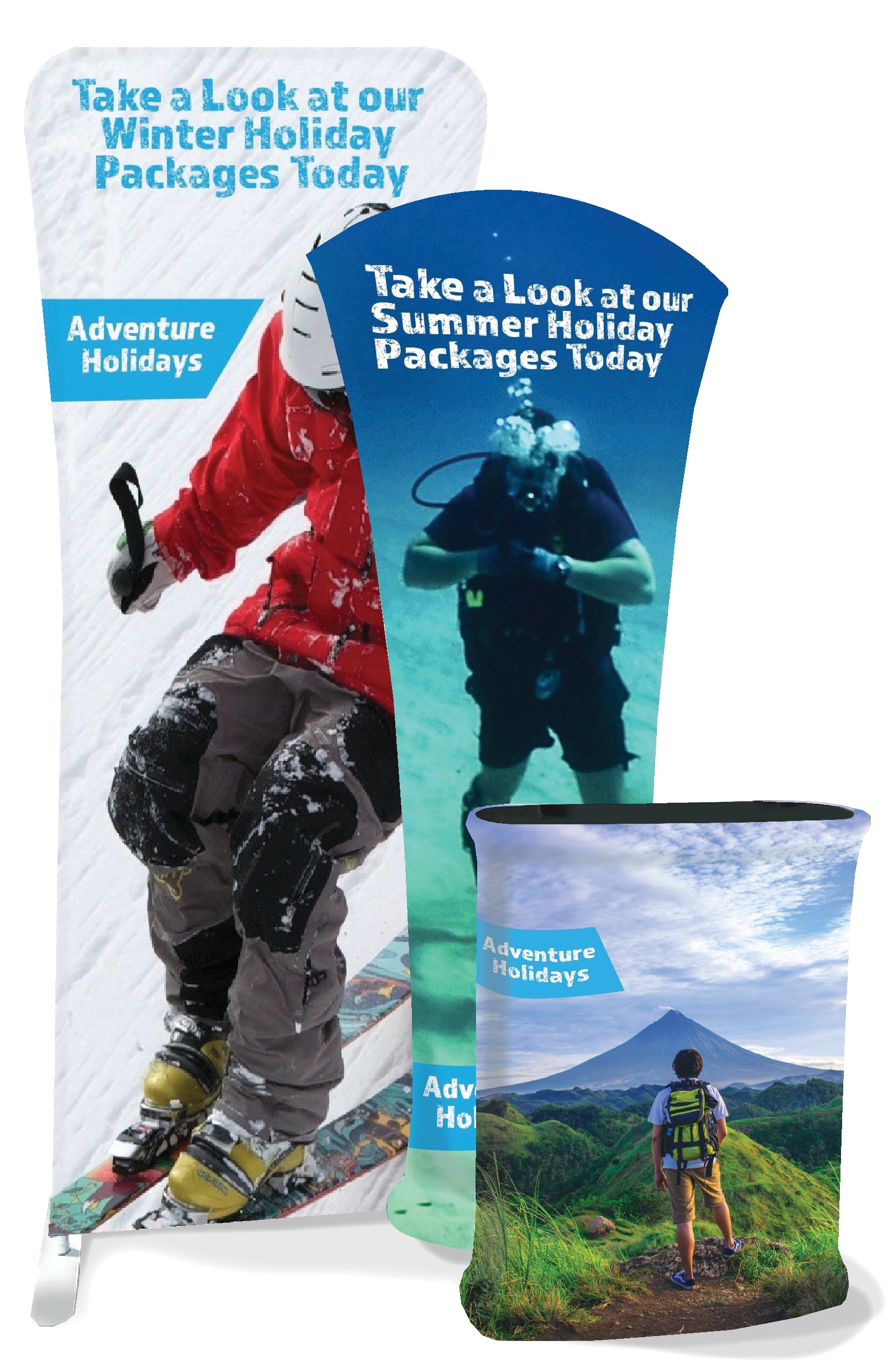 Event Fabric Display Stands