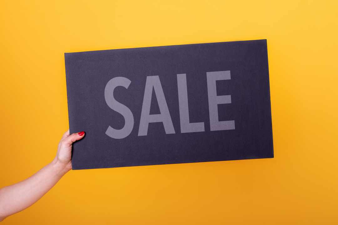irish holiday, a sale sign