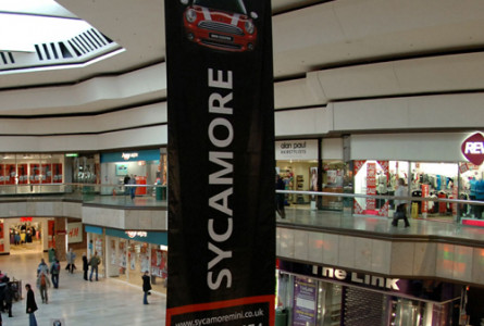 Ideas for new product launch, outdoor banner.