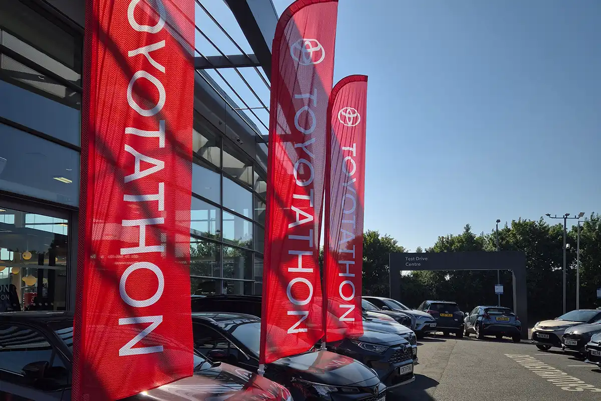 Automotive Feather Flags