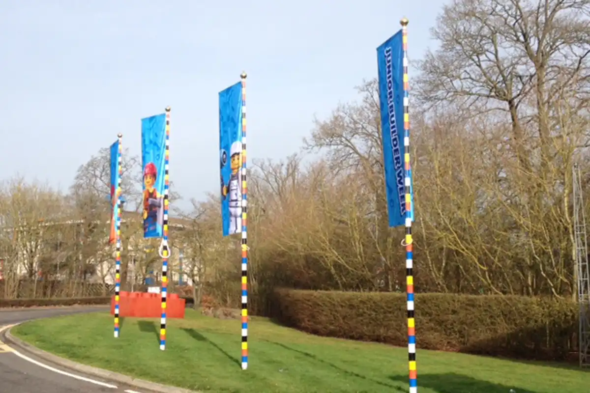 Caravan Park Aluminium Flagpoles