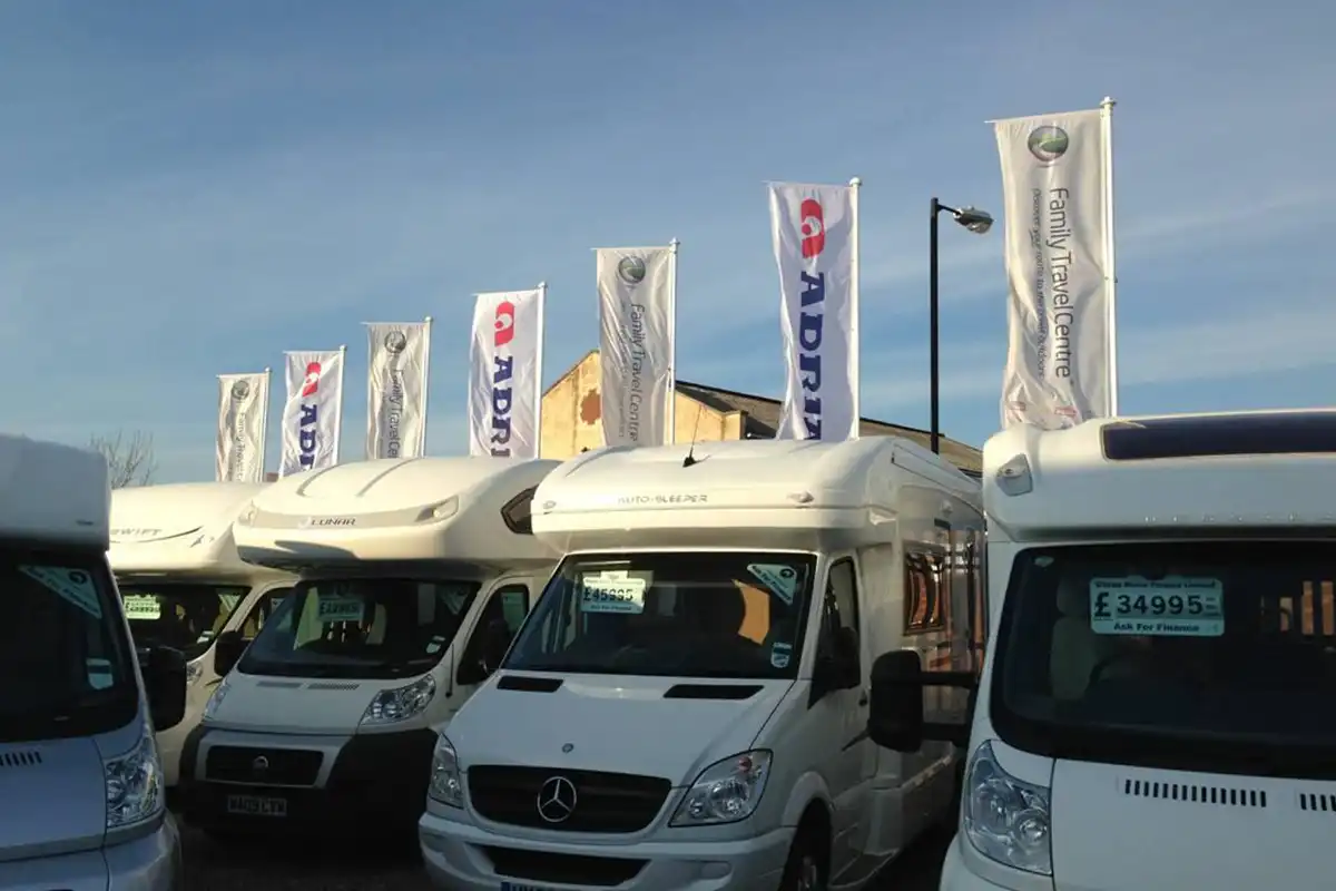 Caravan Park Custom Flags