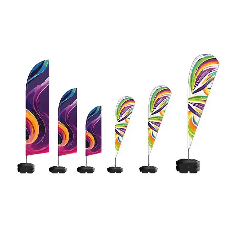 Double Sided Feather Flags<