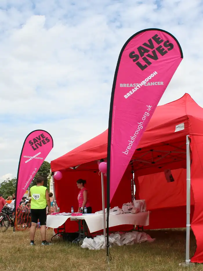 Double Sided Teardrop Flags