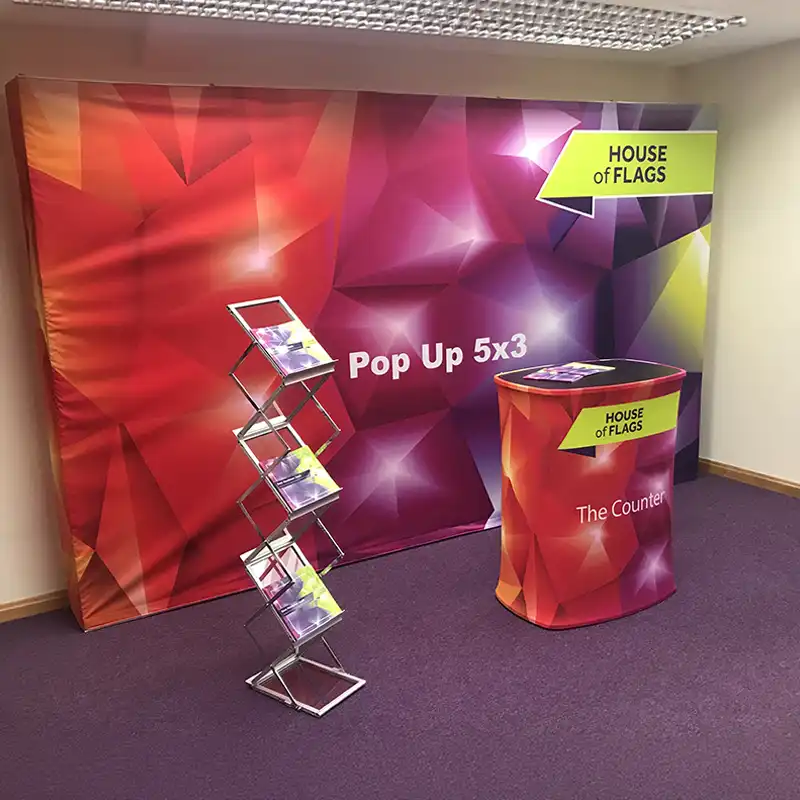 Fabric Pop Up Display Stands