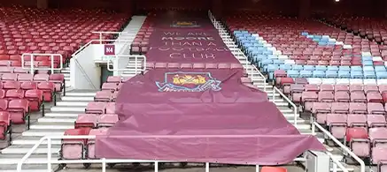 West Ham United Crowd Divider