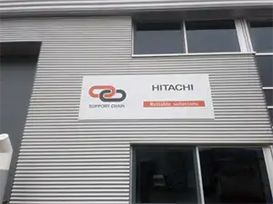 Hitachi Dibond Fascia Sign