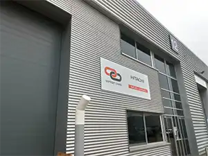 Hitachi Dibond Fascia Sign