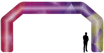 8m x 4m inflatable arch