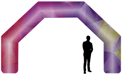 5m x 3m inflatable arch