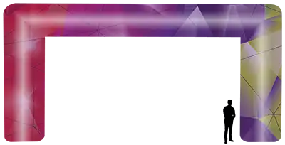 10m x 5m inflatable arch square