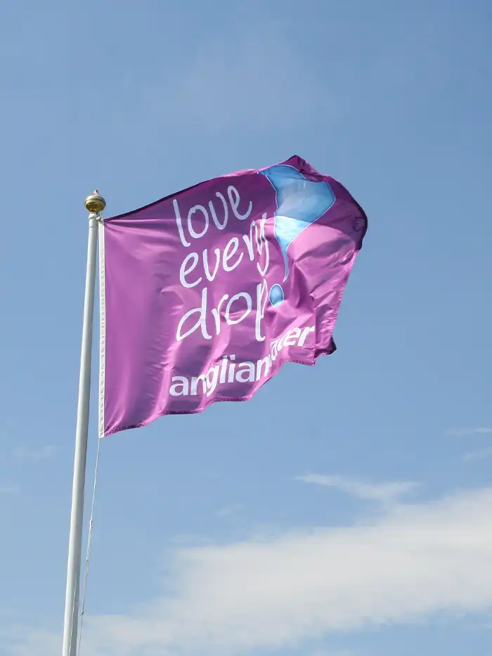 Knitted Polyester Custom Flags