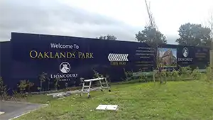 Lioncourt Homes Hoarding Board