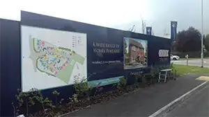 Lioncourt Homes Hoarding Board