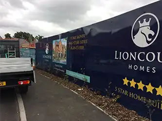 Lioncourt Homes Hoarding Boards