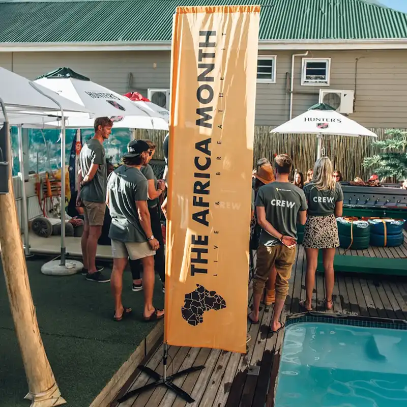 Portrait Feather Flags