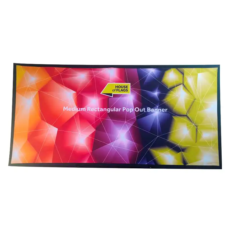 Rectangular Outdoor Pop Out Banners