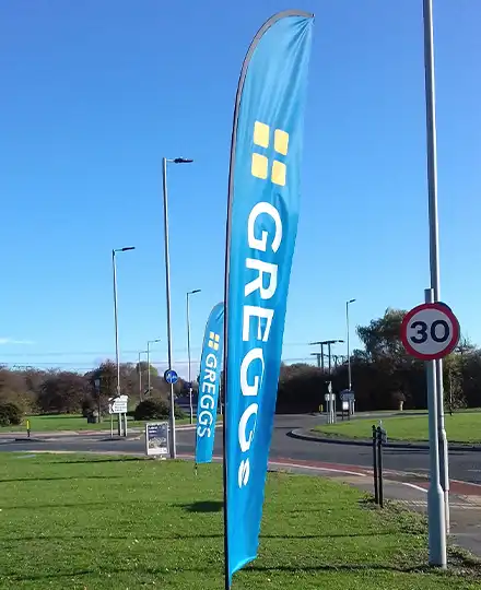 Retail Feather Flags