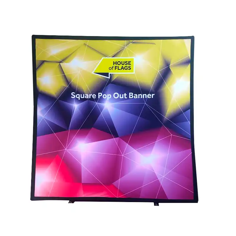 Square Outdoor Pop Out Banners