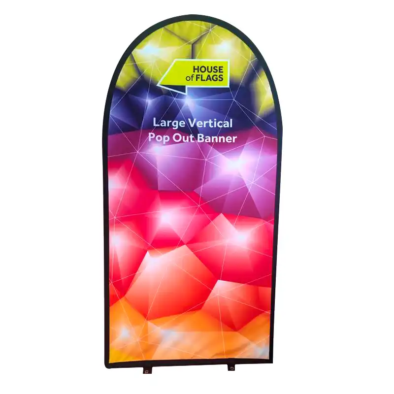 Vertical Outdoor Pop Out Banners