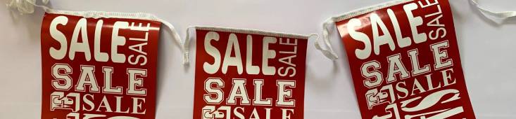 10m Rectangular Sale Bunting