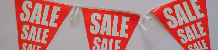 25m Triangular Sale Bunting