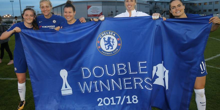 Chelsea Women's Team Flag