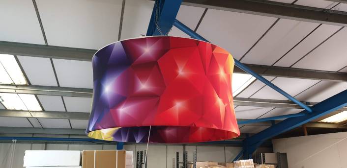 Circular Exhibition Hanging Banner