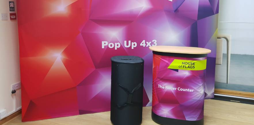 Fabric Pop Up Display Stands