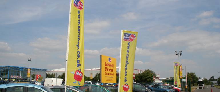 Forecourt Flagpoles