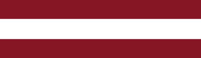 Latvia Sewn Flag