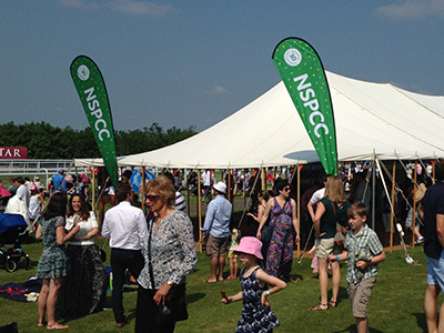 Feather Flags at Events