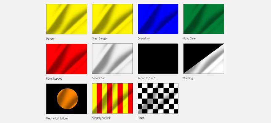 Race Marshall Flags