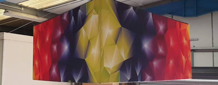 Square Exhibition Hanging Banner