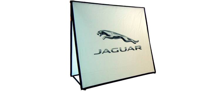 Square Outdoor Pop Out Banners