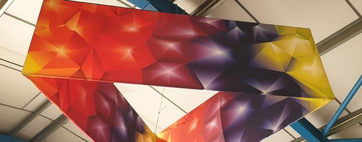Triangular Exhibition Hanging Banner