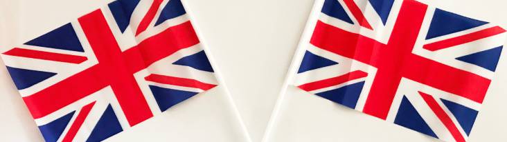 Union Jack 68D Polyester Handwaver